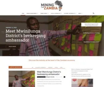 Miningforzambia.com(Discover the Industry at the Heart of the Zambian Economy) Screenshot