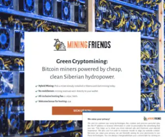 Miningfriends.com(Bitcoin Mining Quick Start Guide) Screenshot