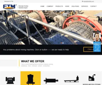 Miningftm.com(Cone Crushers Manufacturer) Screenshot