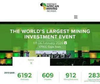 Miningindaba.com(Investing in African Mining Indaba) Screenshot