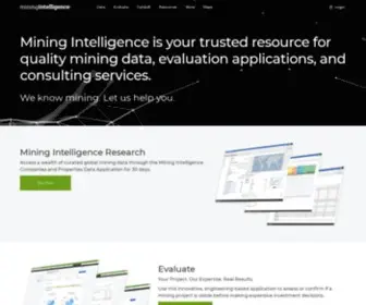 Miningintelligence.com(Mining Intelligence) Screenshot