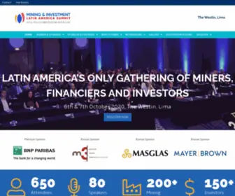 Mininglatam.com(Mining & Investment Latin America Summit) Screenshot