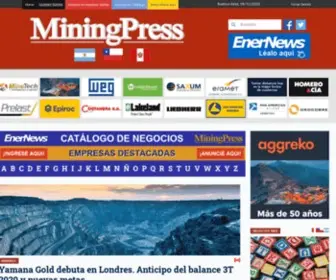 Miningpress.cl(Mining Press) Screenshot