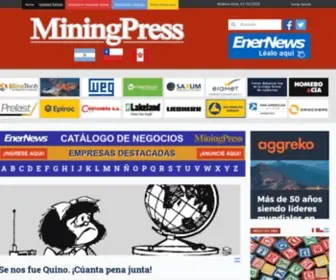 Miningpress.com.pe(Mining Press) Screenshot