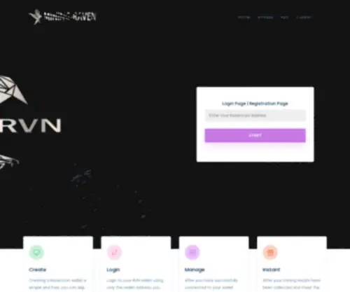 Miningraven.com(Mining Raven) Screenshot