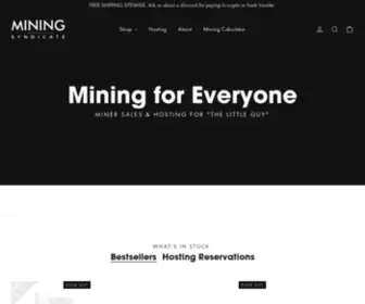 Miningsyndicate.com(Mining Syndicate) Screenshot