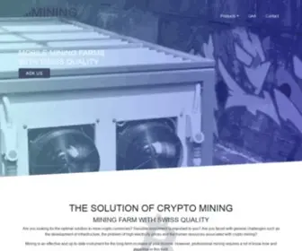 Miningtogo.ch(Mining Farms with Swiss quality. Learn more) Screenshot