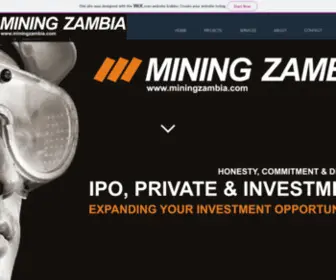 Miningzambia.com(HOME) Screenshot