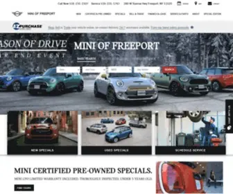 Minioffreeport.com(MINI of Freeport) Screenshot