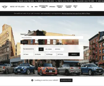 Miniofplano.com(MINI of Plano) Screenshot