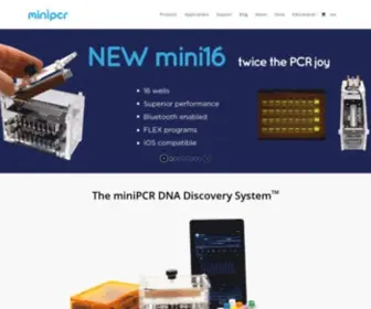 Minipcr.com(MiniPCR bio) Screenshot