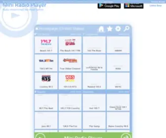 Miniradioplayer.net(Mini Radio Player) Screenshot