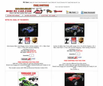 Minirccar.com(Nitro RC Car) Screenshot