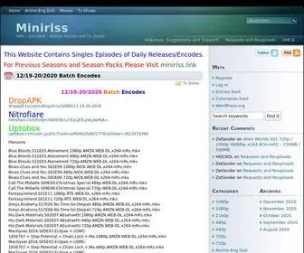 Minirlss.com(Anime, Movies and TV shows) Screenshot