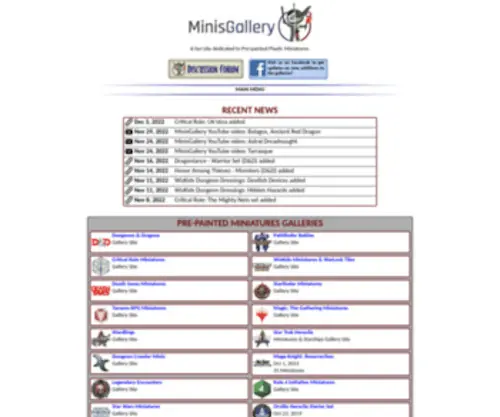 Minisgallery.com(Gallery of Pre) Screenshot