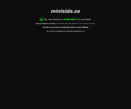 Minisida.se(minisida) Screenshot