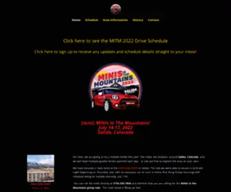 Minisinthemountains.com(MINIs In The Mountains) Screenshot