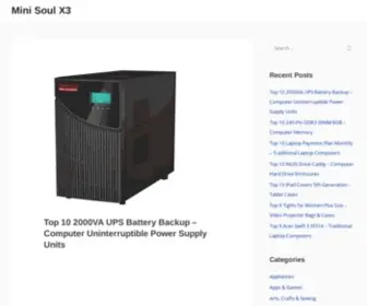 Minisoulx3.com(Mini Soul X3) Screenshot