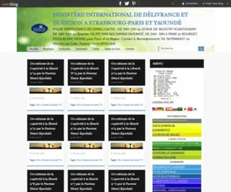 Ministerededelivranceetguerison.com(MINISTÈRE INTERNATIONAL DE DÉLIVRANCE GUERISONS ET MIRACLES (MIDEGUEM)) Screenshot