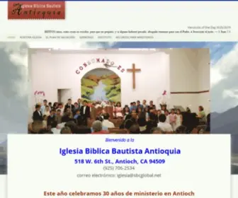 Ministerioantioquia.com(Iglesia Bíblica Bautista Antioquía) Screenshot