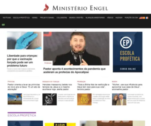 Ministerioengel.com(Ministério Engel) Screenshot