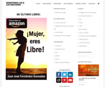 Ministerioluzalasnaciones.com(Perdón) Screenshot