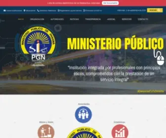 Ministeriopublico.gob.pa(Ministerio Público de Panamá) Screenshot