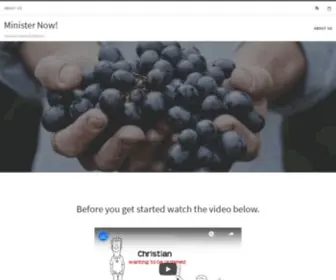 Ministernow.org(Christian Online Ordination) Screenshot