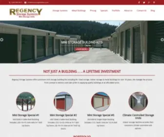 Ministoragebuilders.com(Regency Storage Systems) Screenshot