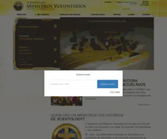 Ministrosvoluntarios.pt(Ministros Voluntários de Scientology) Screenshot