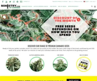 Ministryofcannabis.com(Only High Quality Cannabis Seeds) Screenshot