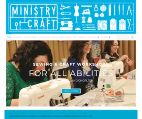 Ministryofcraft.co.uk(The Ministry of Craft) Screenshot