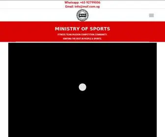 Ministryofsports.com.sg(Ministry of Sports) Screenshot