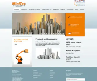 Minitec.hr(MiniTec Slovenija) Screenshot