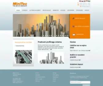 Minitec.si(MiniTec Slovenija) Screenshot