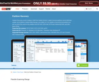 Minitool-Partitionrecovery.com(MiniTool Partition Recovery) Screenshot