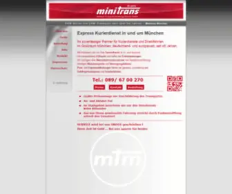 Minitrans.de(Möbeltransport) Screenshot