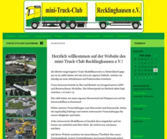 Minitruckclub-Recklinghausen.de(Startseite) Screenshot