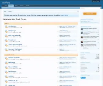 Minitrucktalk.com(Japanese Mini Truck Forum) Screenshot
