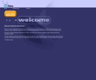 Minivalve.com(Elastomeric valve components and valves) Screenshot