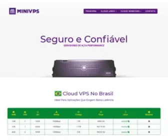 MinivPs.com.br(Servidores de Alta Performance) Screenshot