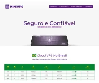 MinivPs.info(Servidores de Alta Performance) Screenshot