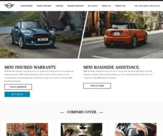 Miniwarranty.co.uk(MINI Insured Warranty and Roadside Assistance) Screenshot