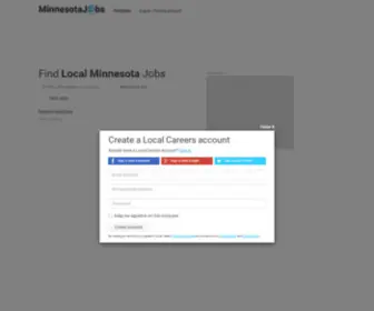 Minjobs.com(Find Local Minnesota Jobs) Screenshot