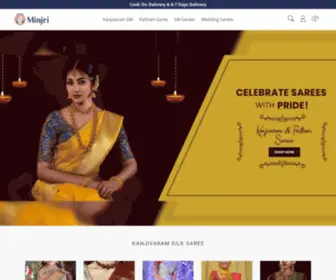 Minjri.com(Buy Designer Ethnic Wear) Screenshot