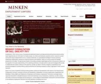 Minkenemploymentlawyers.com(Minken Employment Lawyers) Screenshot