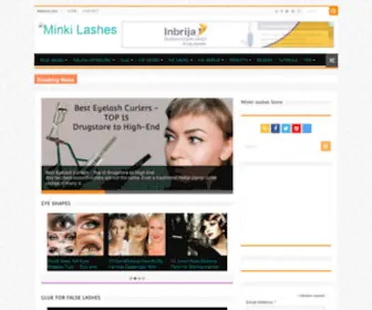 Minkilashes.org(Best eyelash curlers) Screenshot