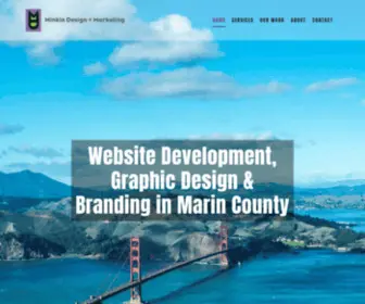 Minkindesign.com(Marin Website Design) Screenshot