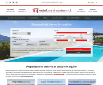 Minkner.es(Inmuebles Mallorca) Screenshot