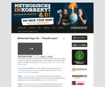 Minkorrekt.de(Methodisch inkorrekt) Screenshot